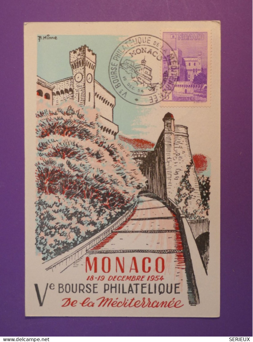 BN0 MONACO BELLE  CARTE 1954 MONTE CARLO  + AFF. INTERESSANT++ - Lettres & Documents