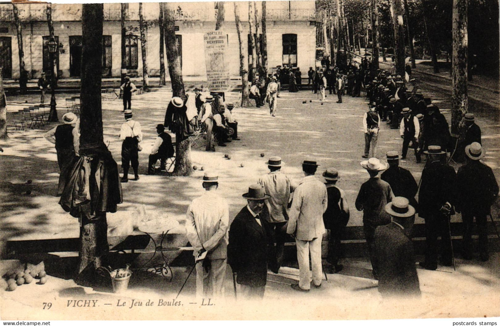 Boule / Pétanque, Vichy, Le Jeu De Boules, 1908 - Bowls