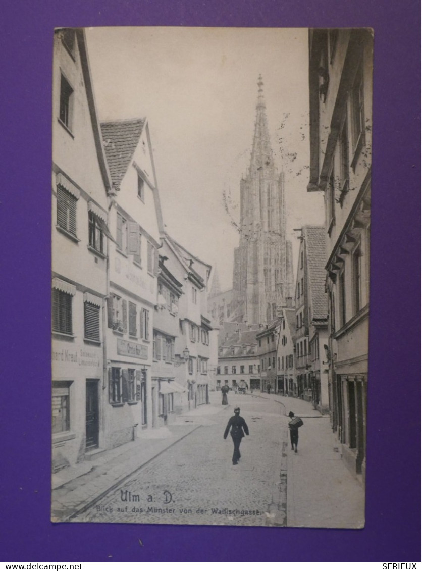 BN0 ALLEMAGNE    BELLE CARTE  1914 ++ULM A  CLAMART + AFF. INTERESSANT++ - Altri & Non Classificati