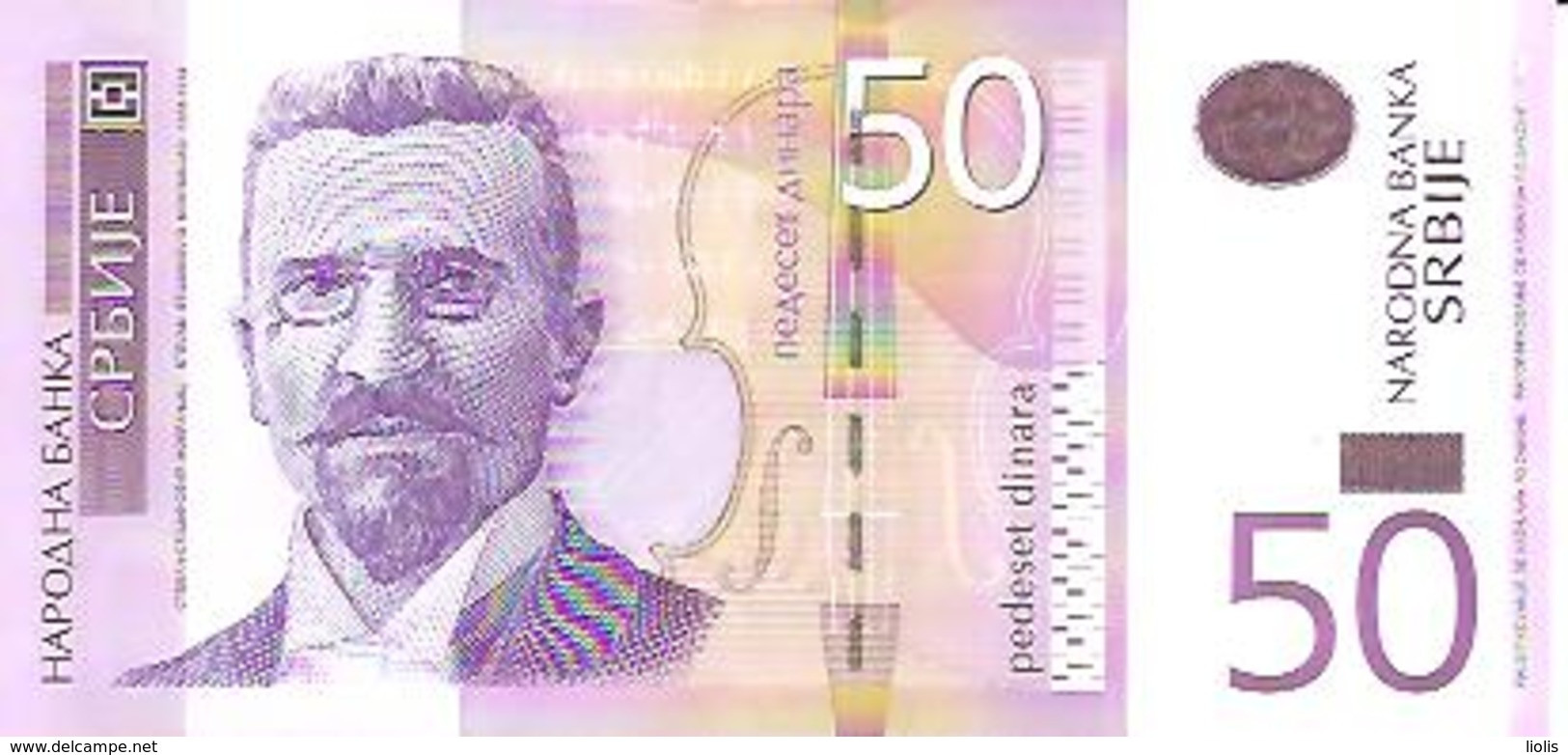 Serbia  P-56  50 Dinara  2014  UNC - Servië