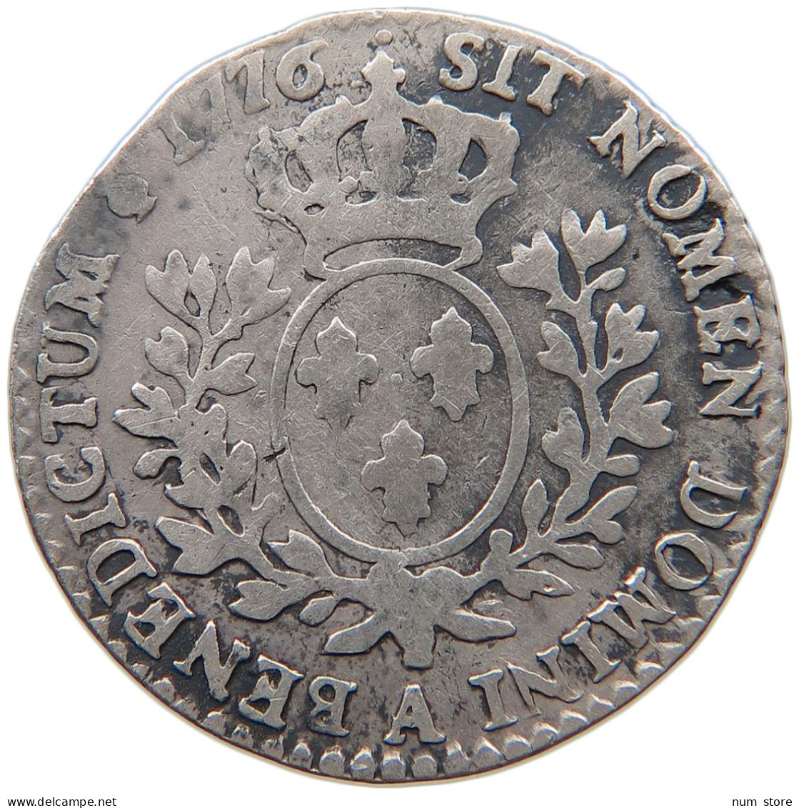 FRANCE 1/10 ECU 1776 A PARIS Louis XVI. (1774-1793) #t027 0043 - 1774-1791 Ludwig XVI.