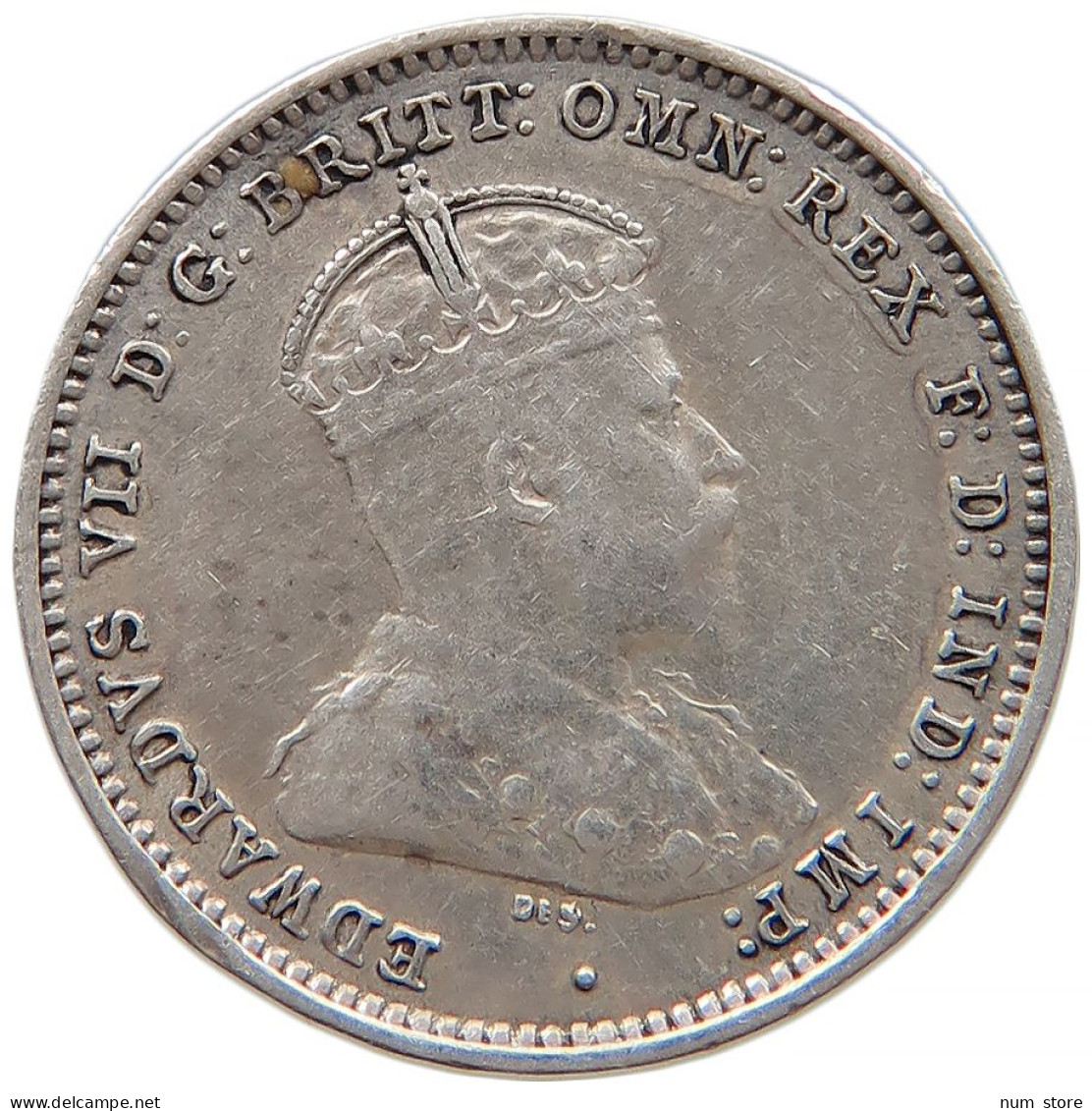 AUSTRALIA THREEPENCE 3 PENCE 1910 Edward VII. (1901 - 1910) #t023 0329 - Threepence