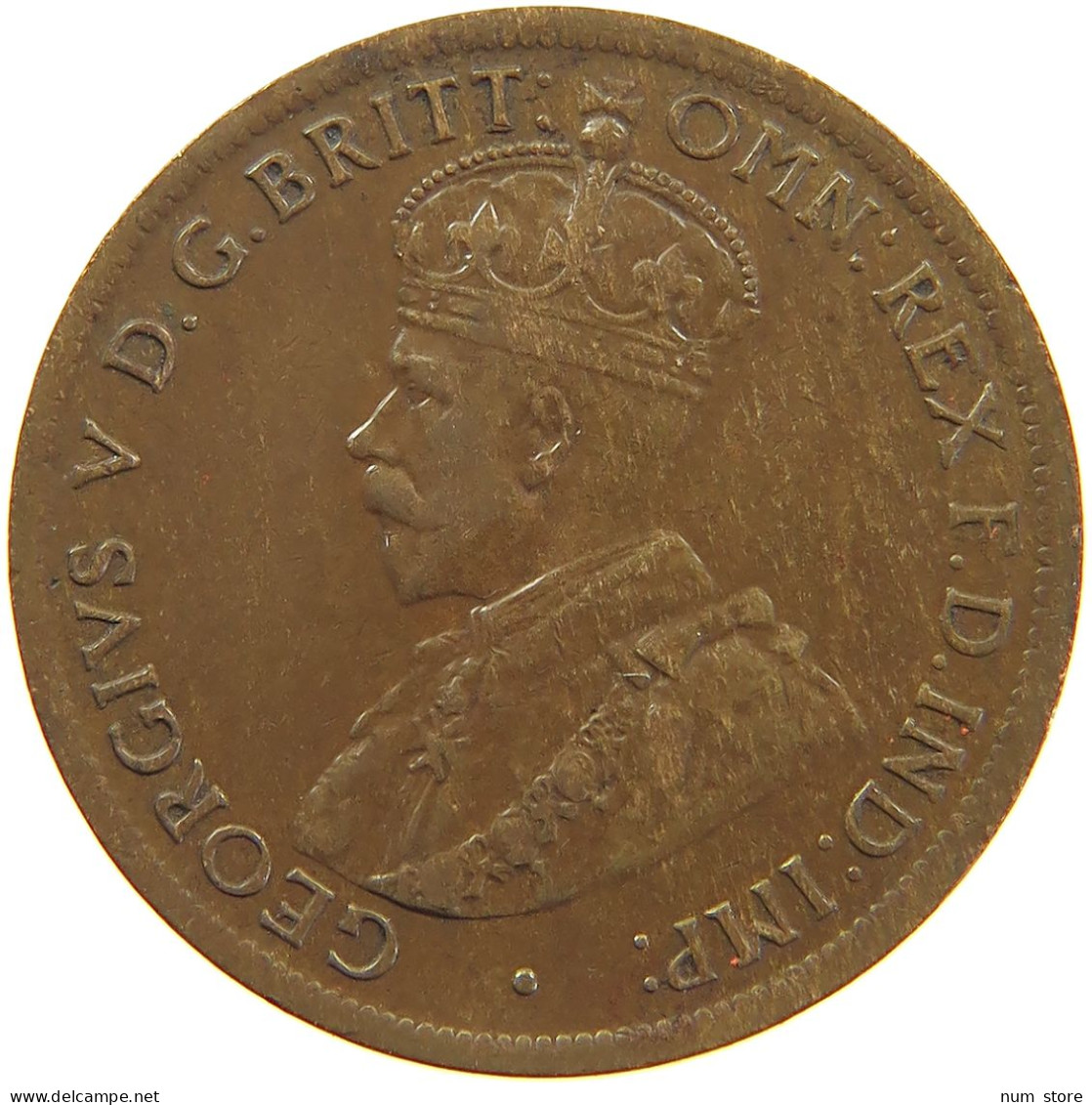 AUSTRALIA HALFPENNY 1919 George V. (1910-1936) #t023 0369 - ½ Penny