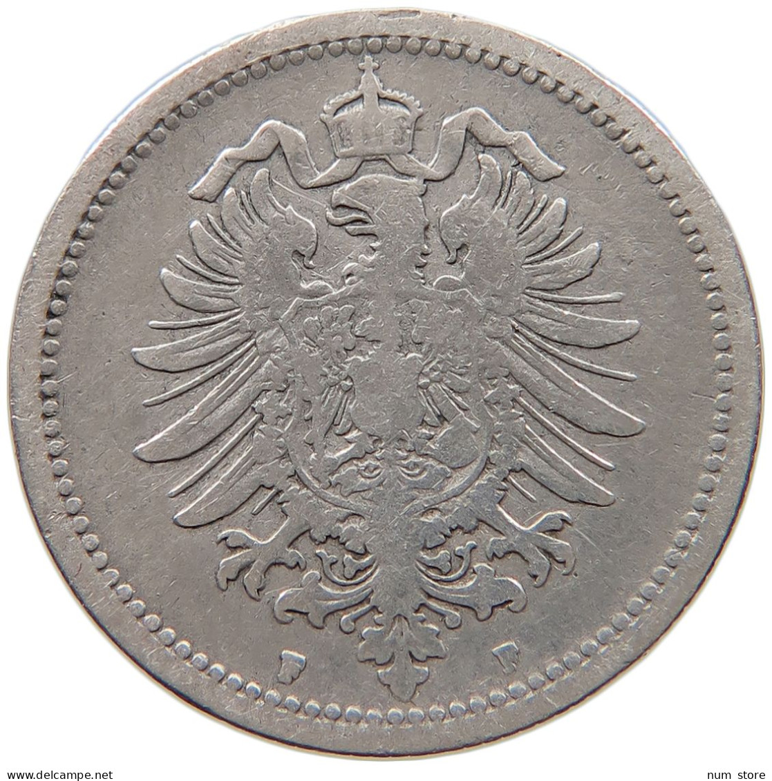 KAISERREICH 50 PFENNIG 1875 F  #t029 0229 - 50 Pfennig