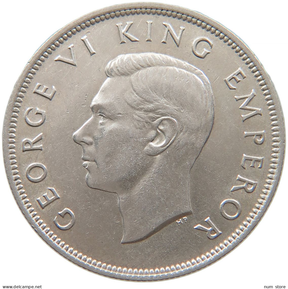 NEW ZEALAND 1/2 HALF CROWN 1940 George VI. (1936-1952) #t023 0301 - Nouvelle-Zélande