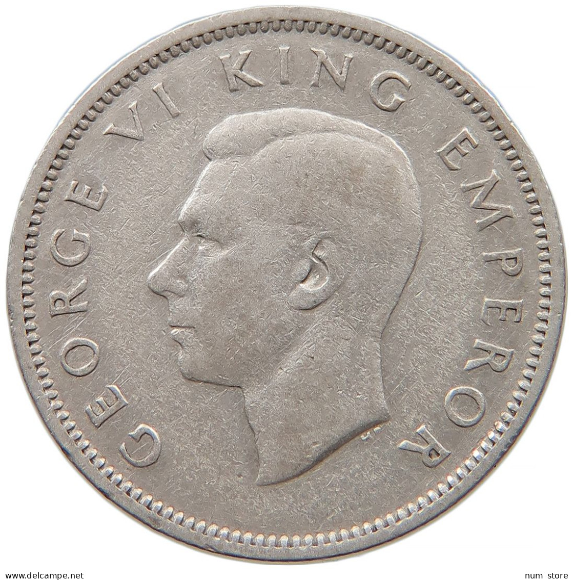 NEW ZEALAND SHILLING 1944 George VI. (1936-1952) #t022 0749 - New Zealand