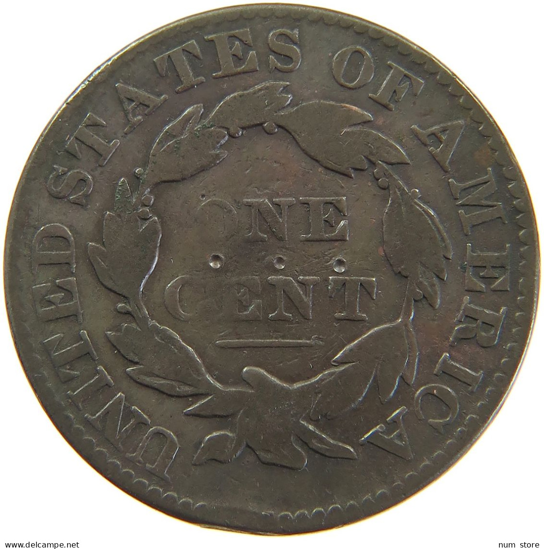 UNITED STATES OF AMERICA LARGE CENT 1831 Coronet Head #t024 0159 - 1816-1839: Coronet Head