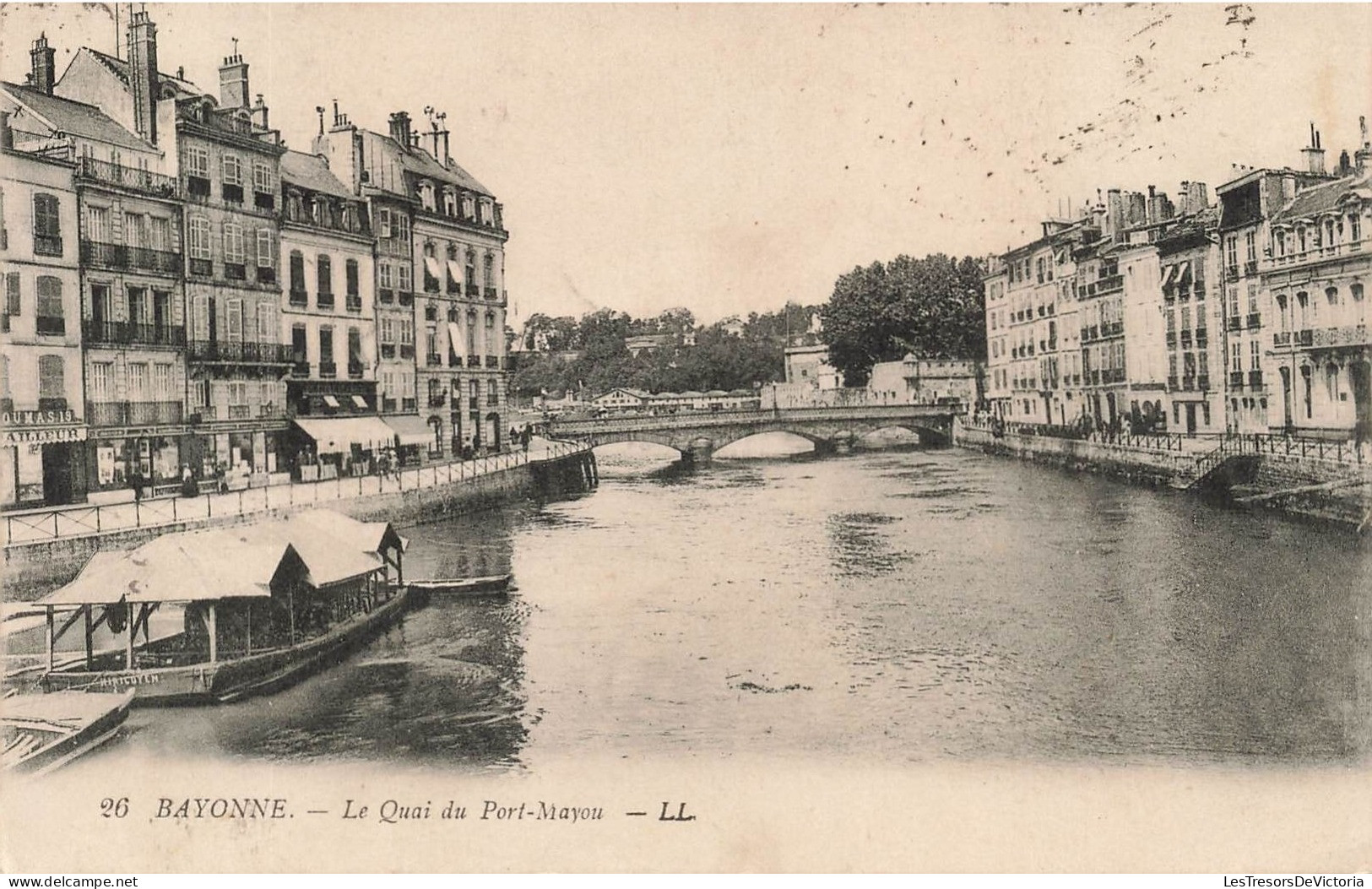 FRANCE - Bayonne - Le Quai Du Port-Mayou - Carte Postale Ancienne - Bayonne