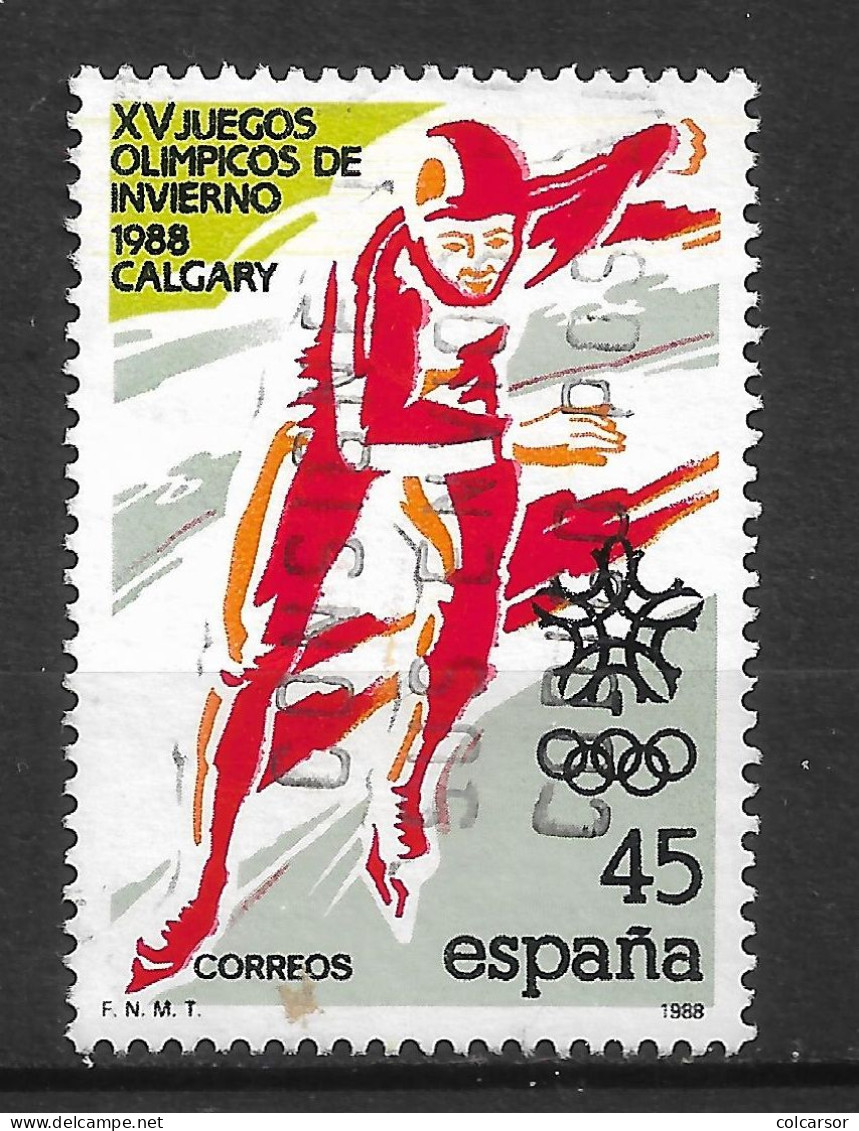 ESPAGNE N°  2548   "  J.O CALGARYN " - Gebruikt