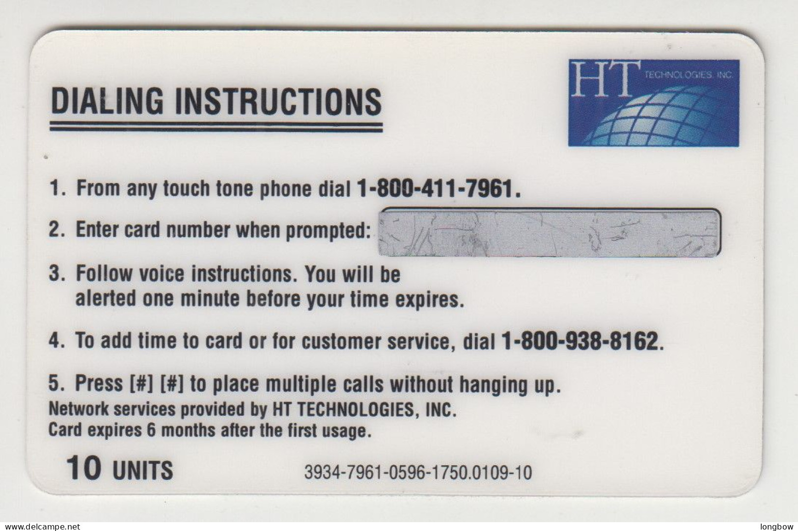 HT Technologies Phonecards - Believe It Or Not! - Autres & Non Classés