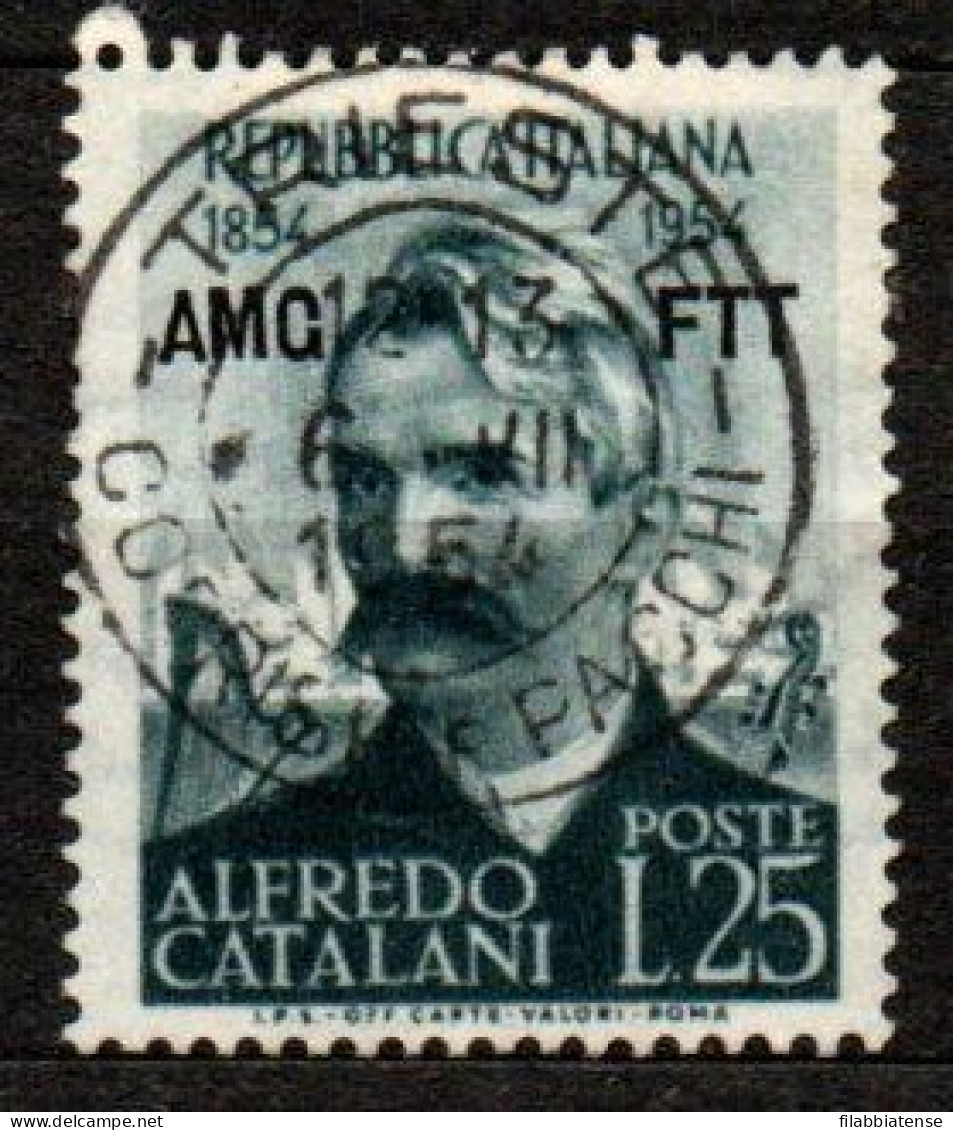 1954 - Trieste A  203 Alfredo Catalani     ------ - Oblitérés