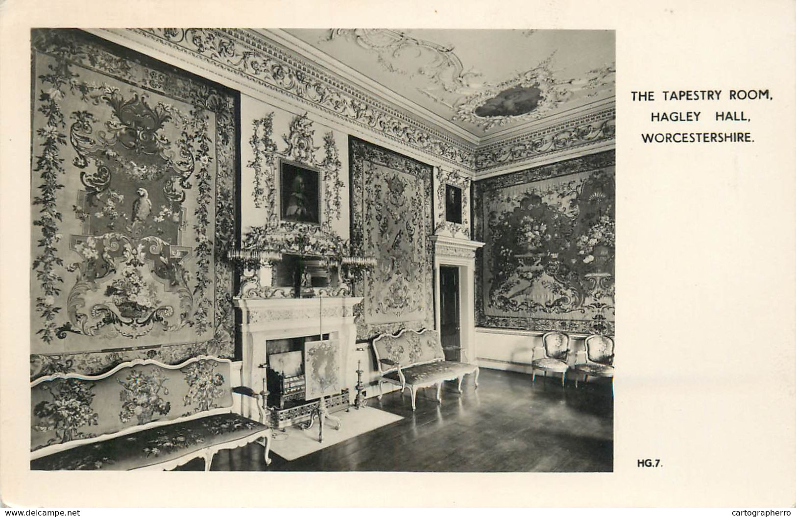 United Kingdom England Hagley Hall Tapestry Room - Autres & Non Classés