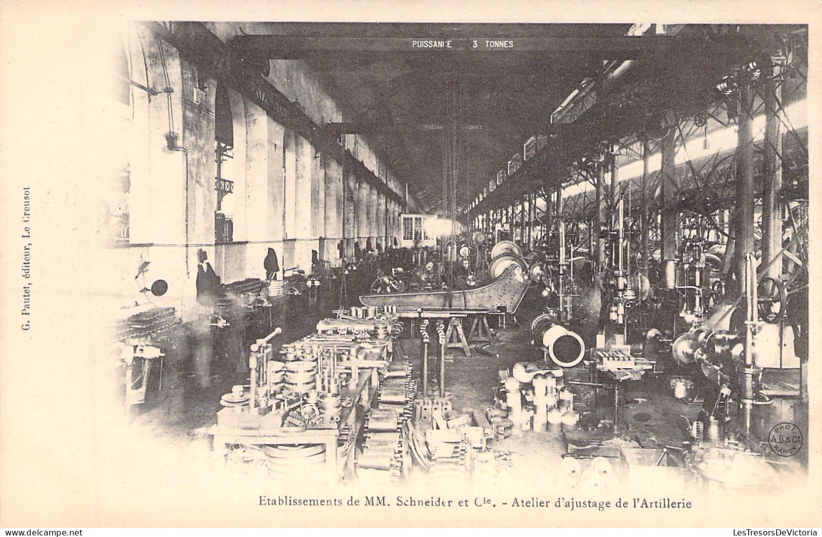 FRANCE - Le Creusot - Etablissements Schneider - Atelier D'ajustage De L'artillerie - Carte Postale Ancienne - Le Creusot