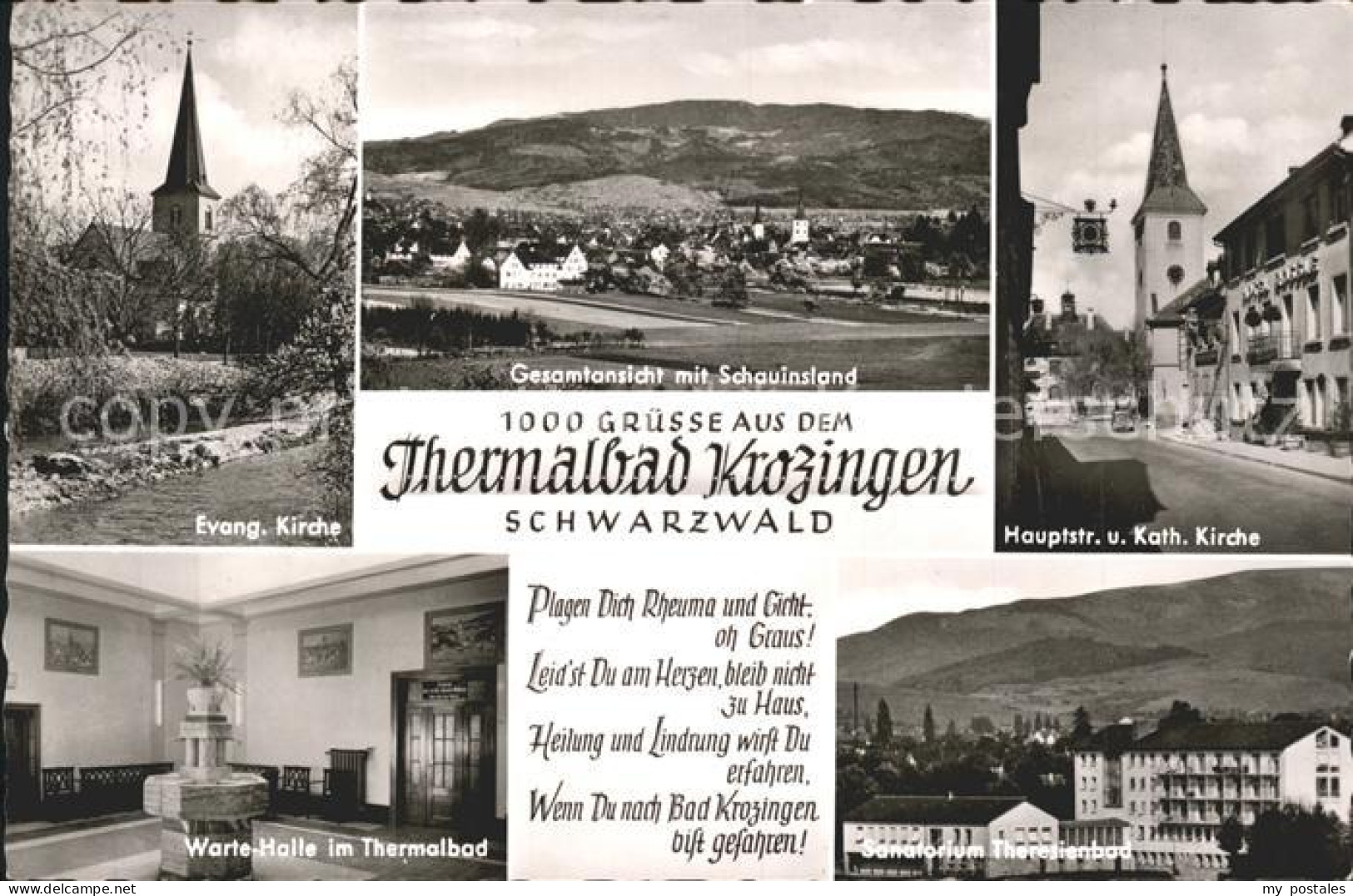 41957104 Bad Krozingen Kirche Thermalbad Sanatorium Kurort Schauinsland Bad Kroz - Bad Krozingen