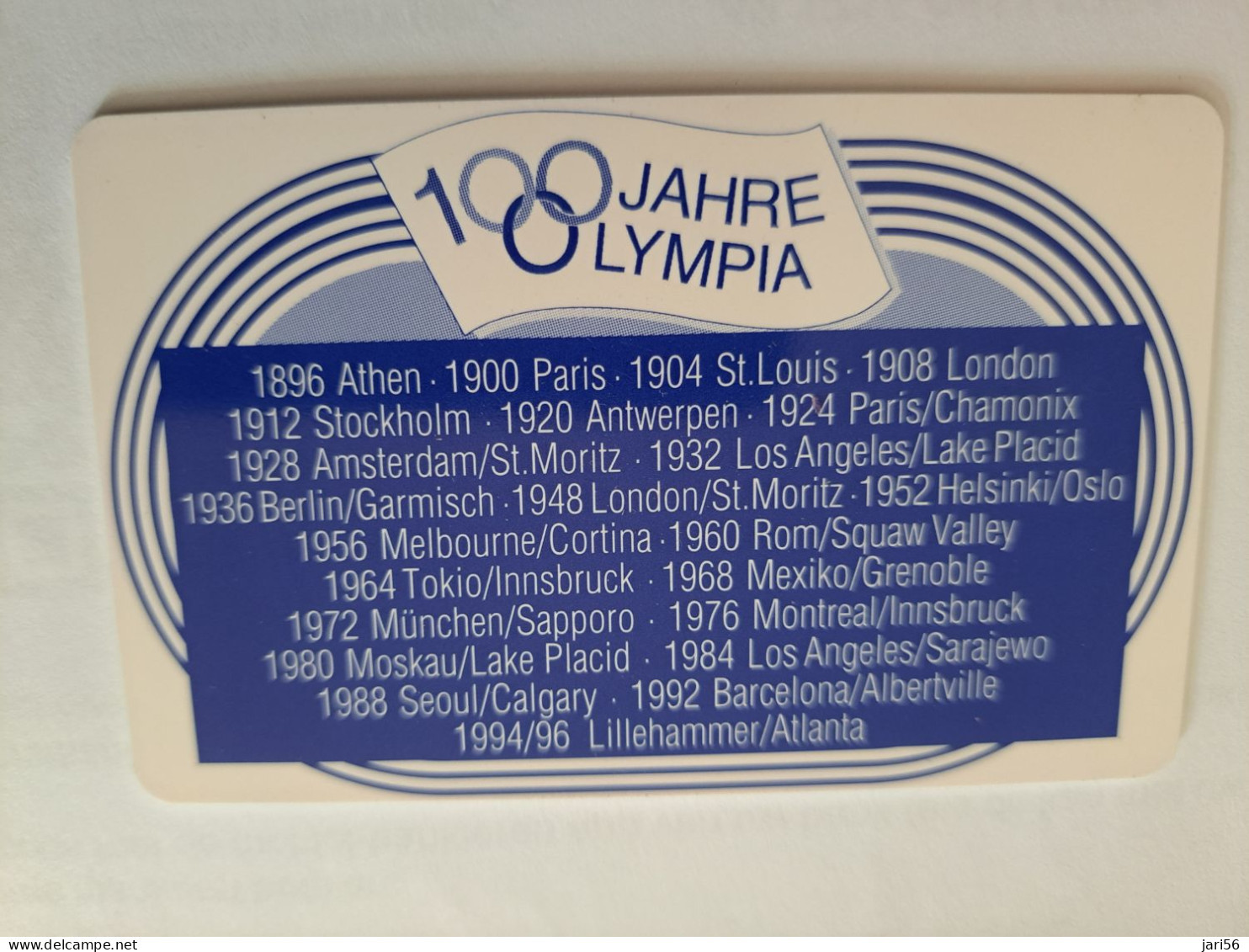 DUITSLAND/ GERMANY  CHIPCARD /OLYMPIA 1992/ BARCELONA     / 1000 EX   / 3 DM  CARD / O 2226  / MINT   CARD     **16118** - S-Series: Schalterserie Mit Fremdfirmenreklame