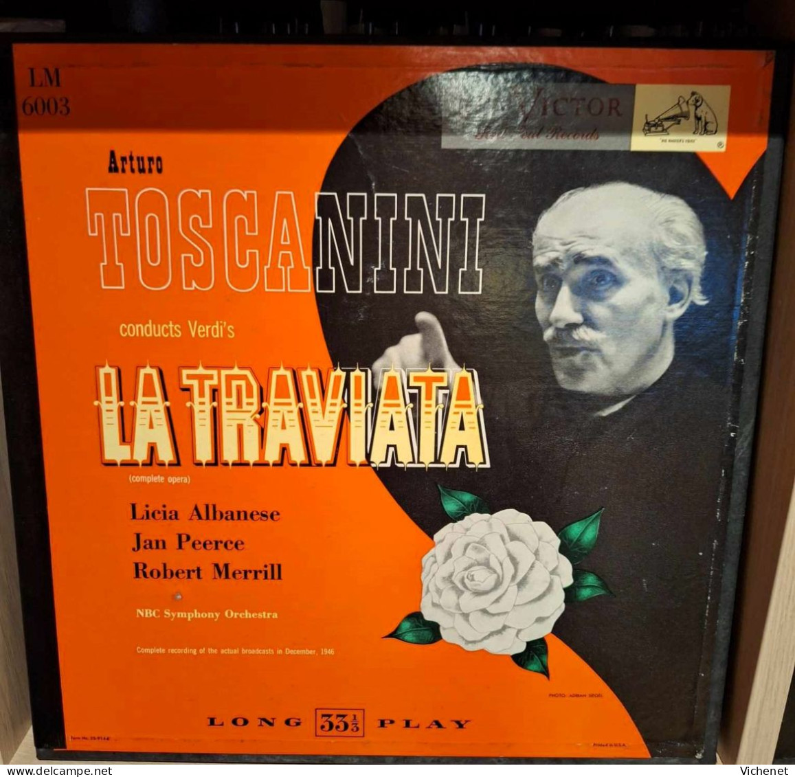 Verdi - Toscanini - LaTraviata (Complete Opera) (coffret 2 LP's + Booklet) - Oper & Operette