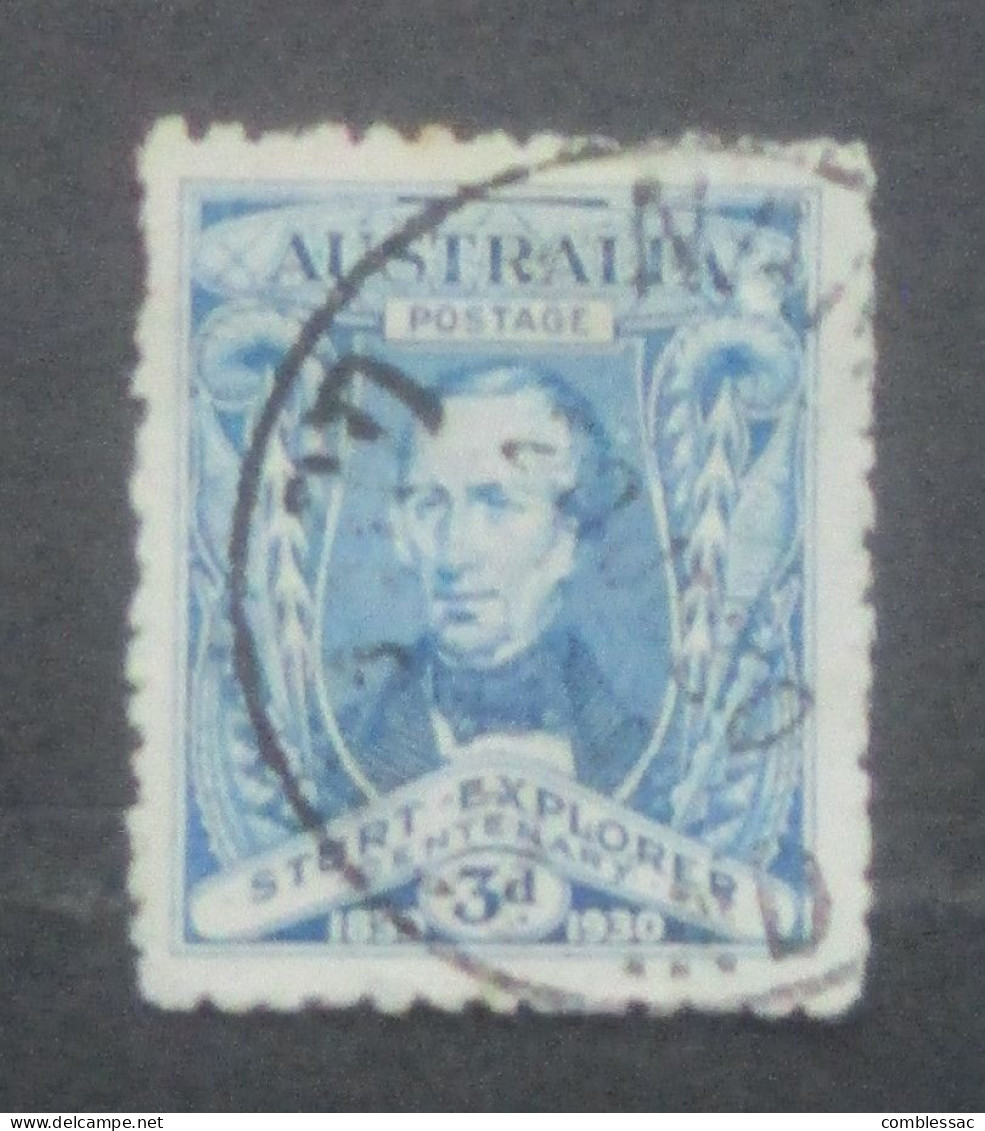 AUSTRALIA    1930    Storys  Exploration  Of  River  Murray    3d  Blue    USED - Oblitérés