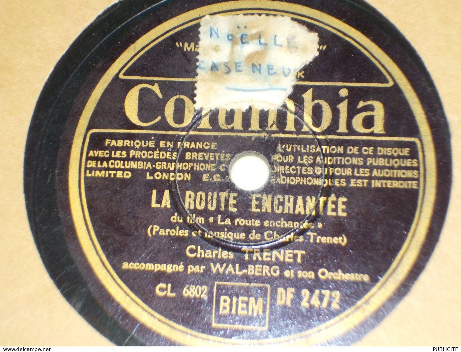 DISQUE VYNIL 78 TOURS VALSE ET FOX TROT  DE MAURICE  ALEXANDER  1946 - 78 Rpm - Schellackplatten