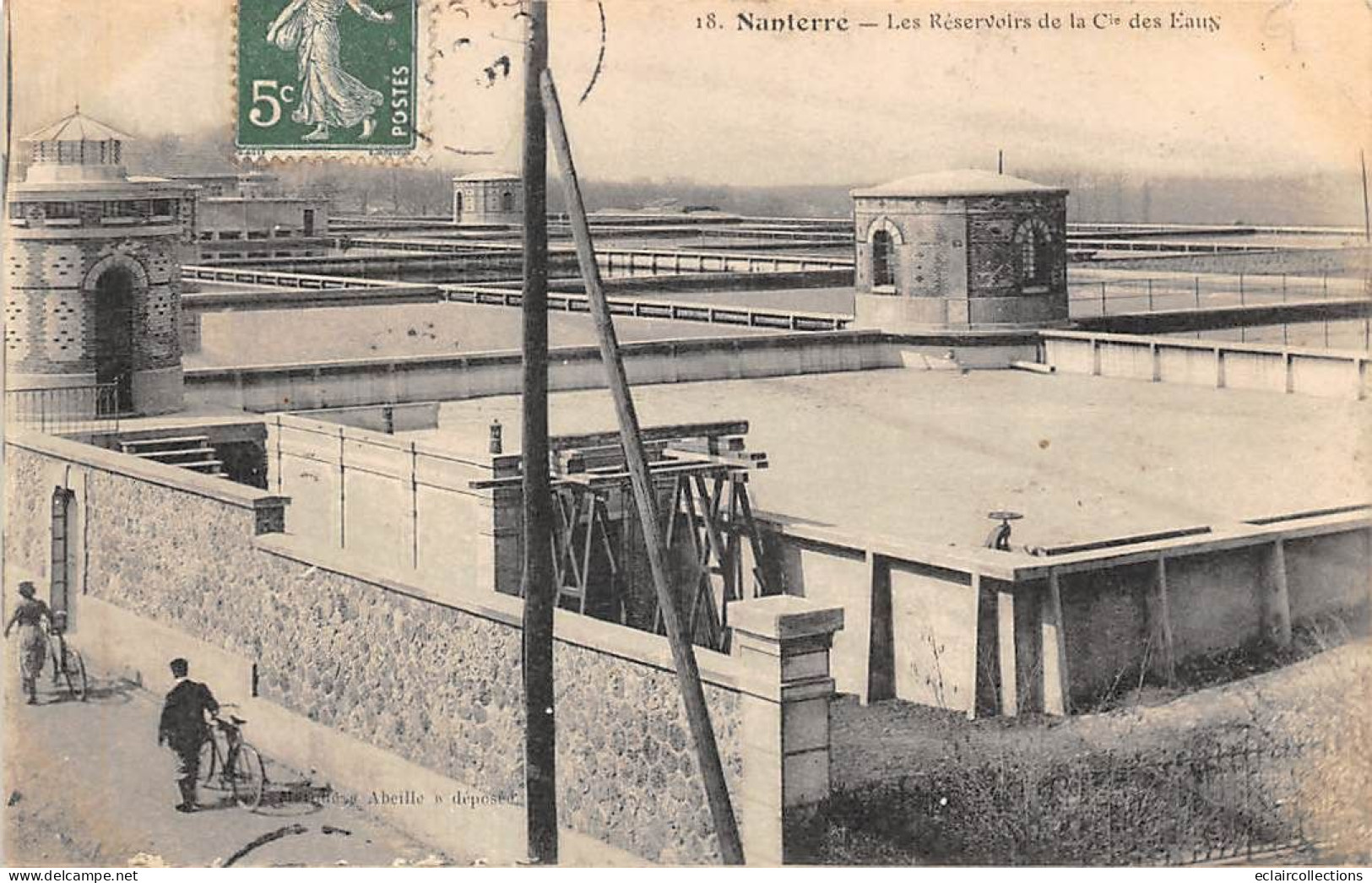 Nanterre         92       Les Réservoirs De La Compagnie Des Eaux    N° 18  (voir Scan) - Nanterre