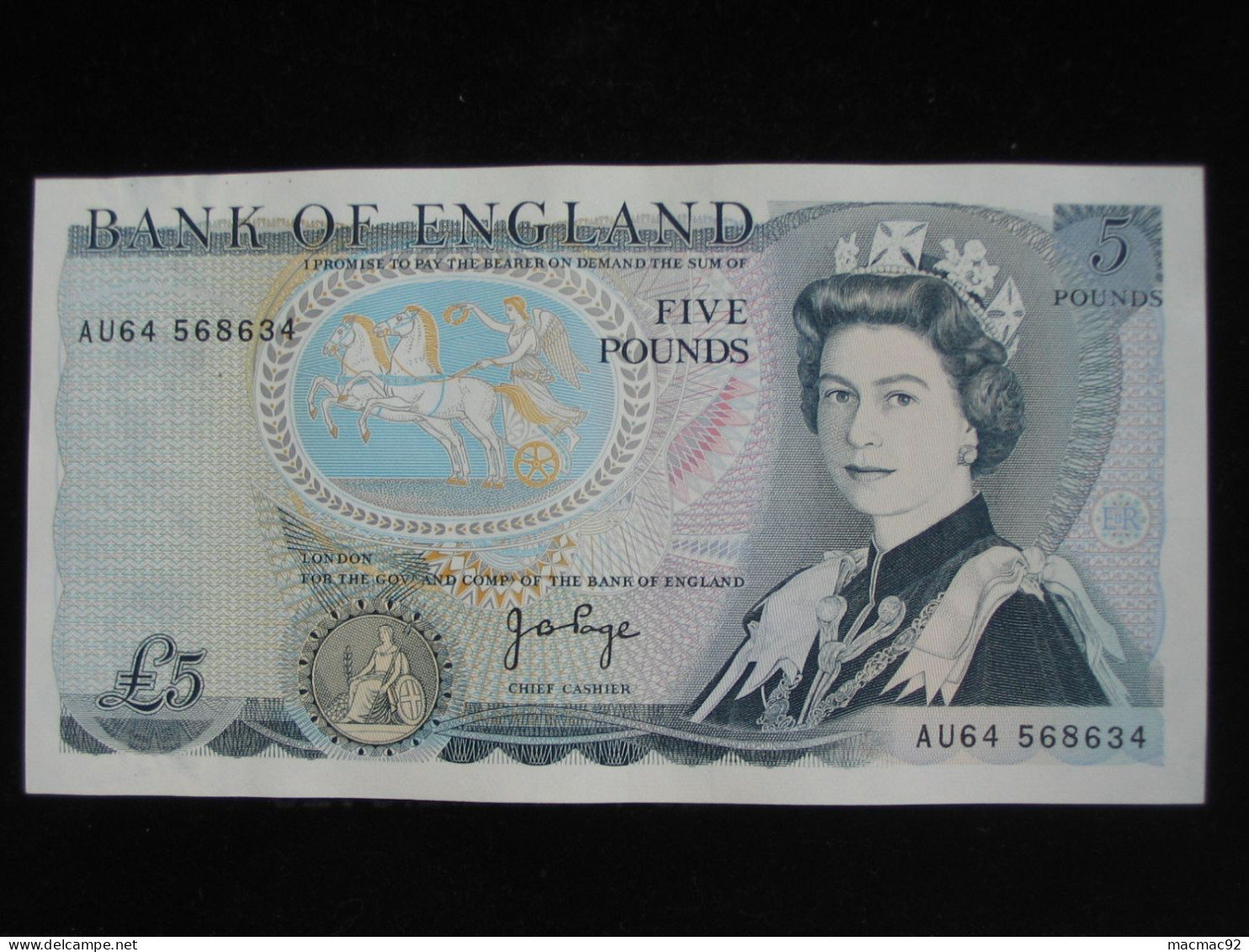 5 Five  Pounds 1971-1991 - Bank Of England   **** EN  ACHAT IMMEDIAT  **** - 5 Pond