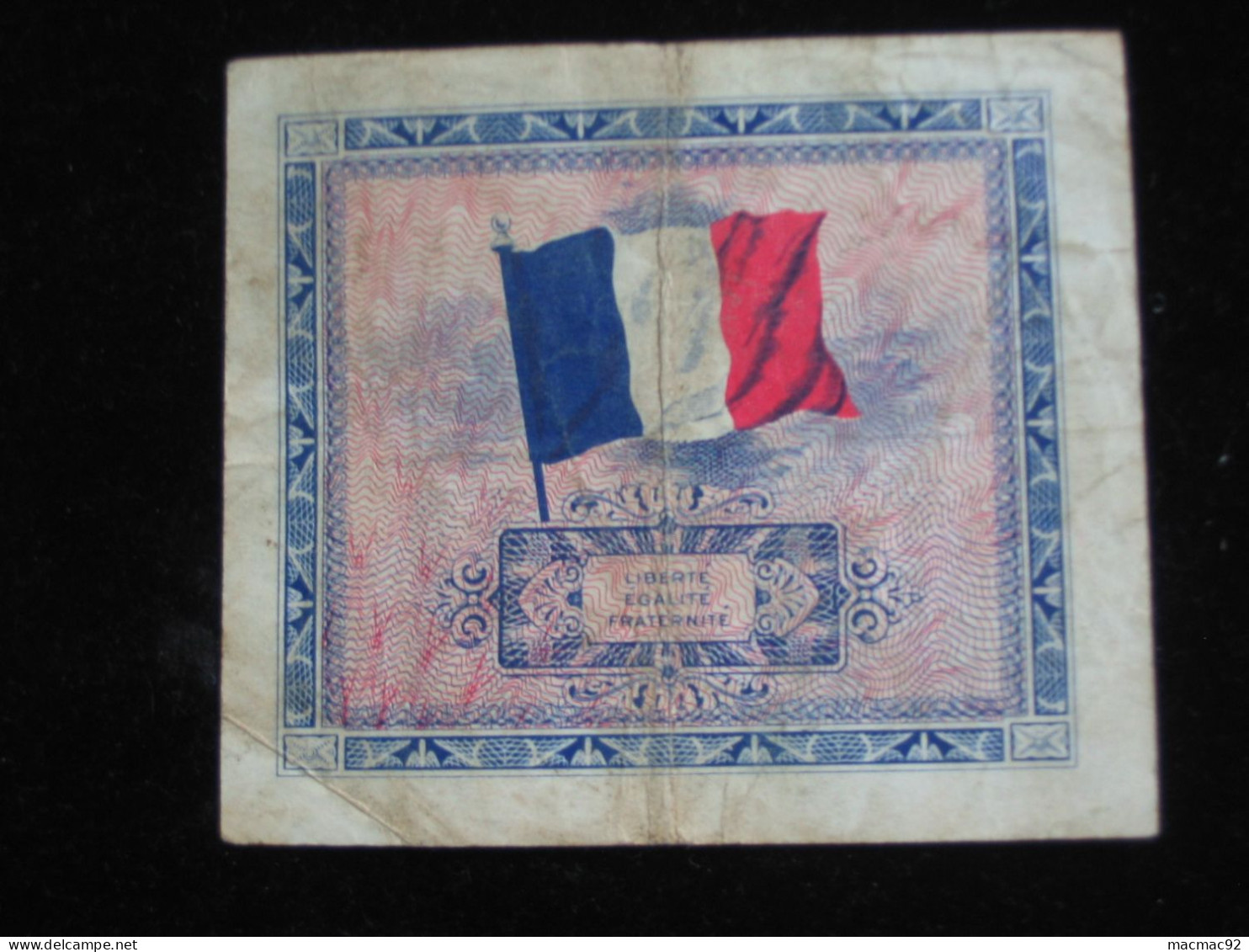 2 Francs - DRAPEAU FRANCE - Billet Du Débarquement -  Sans Série  **** EN ACHAT IMMEDIAT **** - 1944 Flag/France