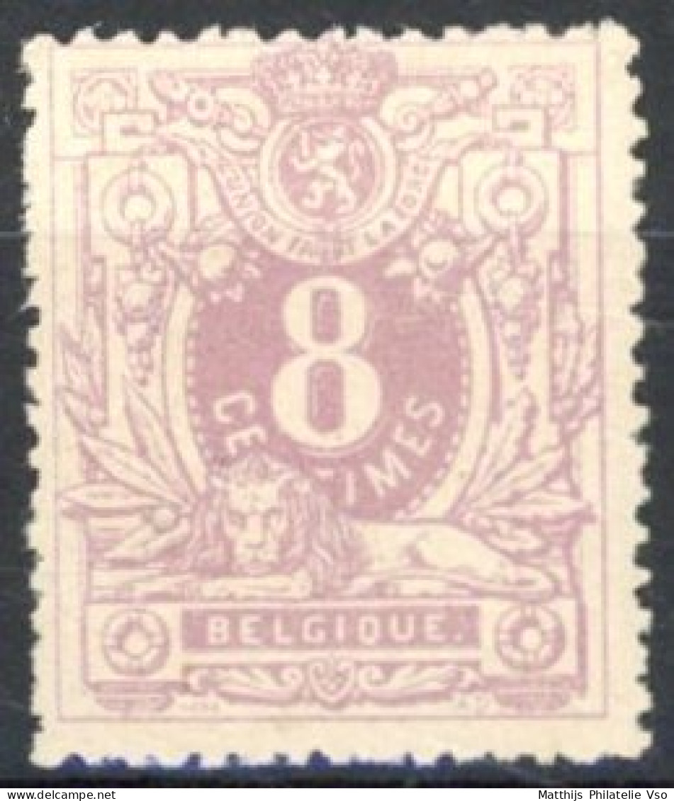[** SUP] N° 29, 8c Violet, Joli Centrage (non Compté) - Fraîcheur Postale - Cote: 230€ - 1869-1883 Léopold II