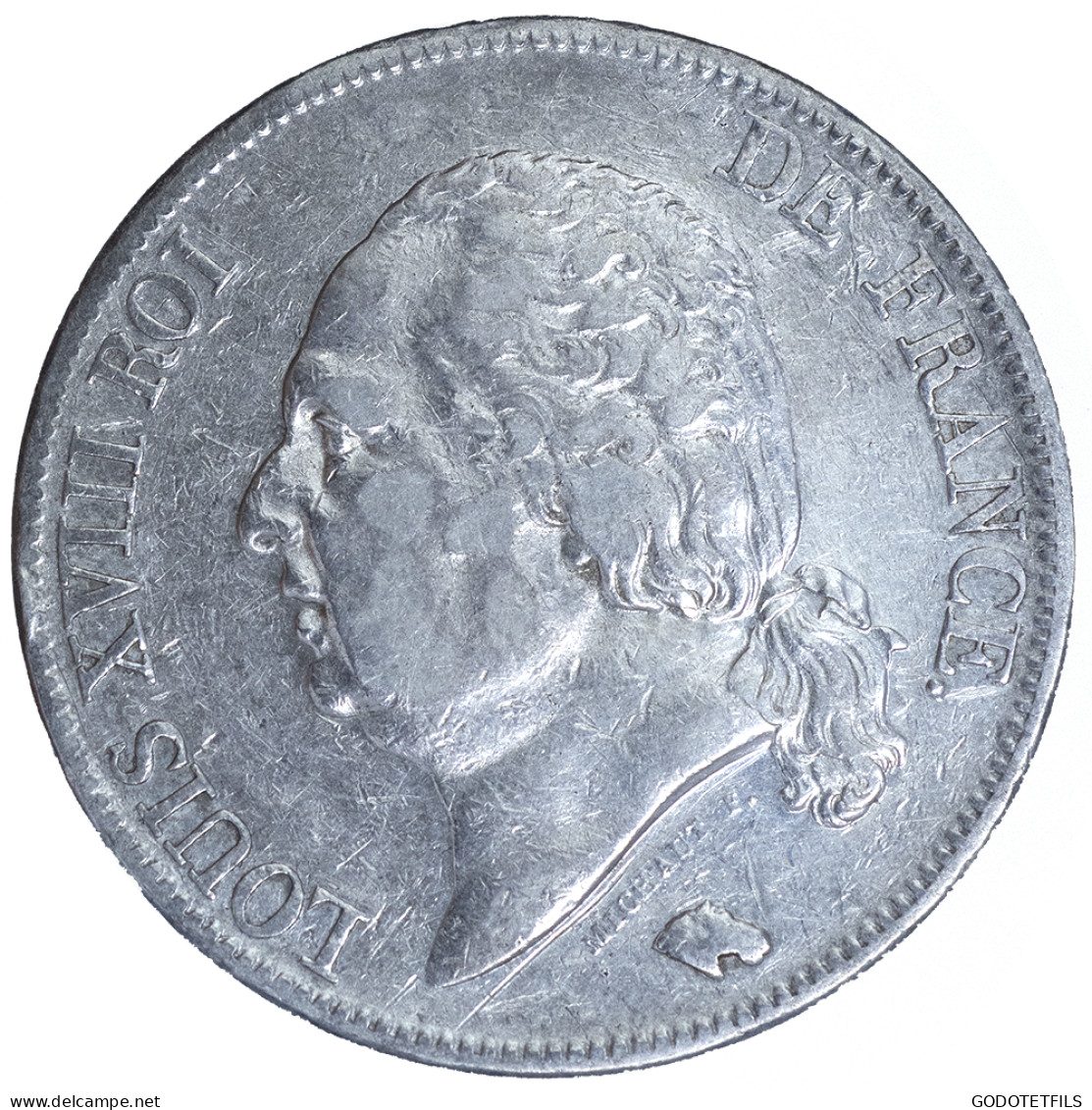 Louis XVIII-5 Francs 1822 Paris - 5 Francs