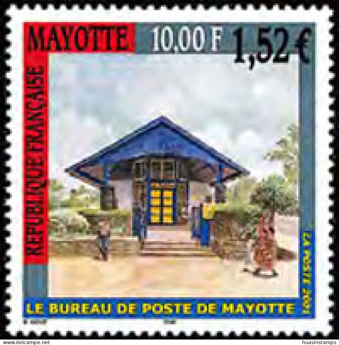 MAYOTTE 2001 - Scott# 157 Post Office Set Of 1 MNH - Otros & Sin Clasificación