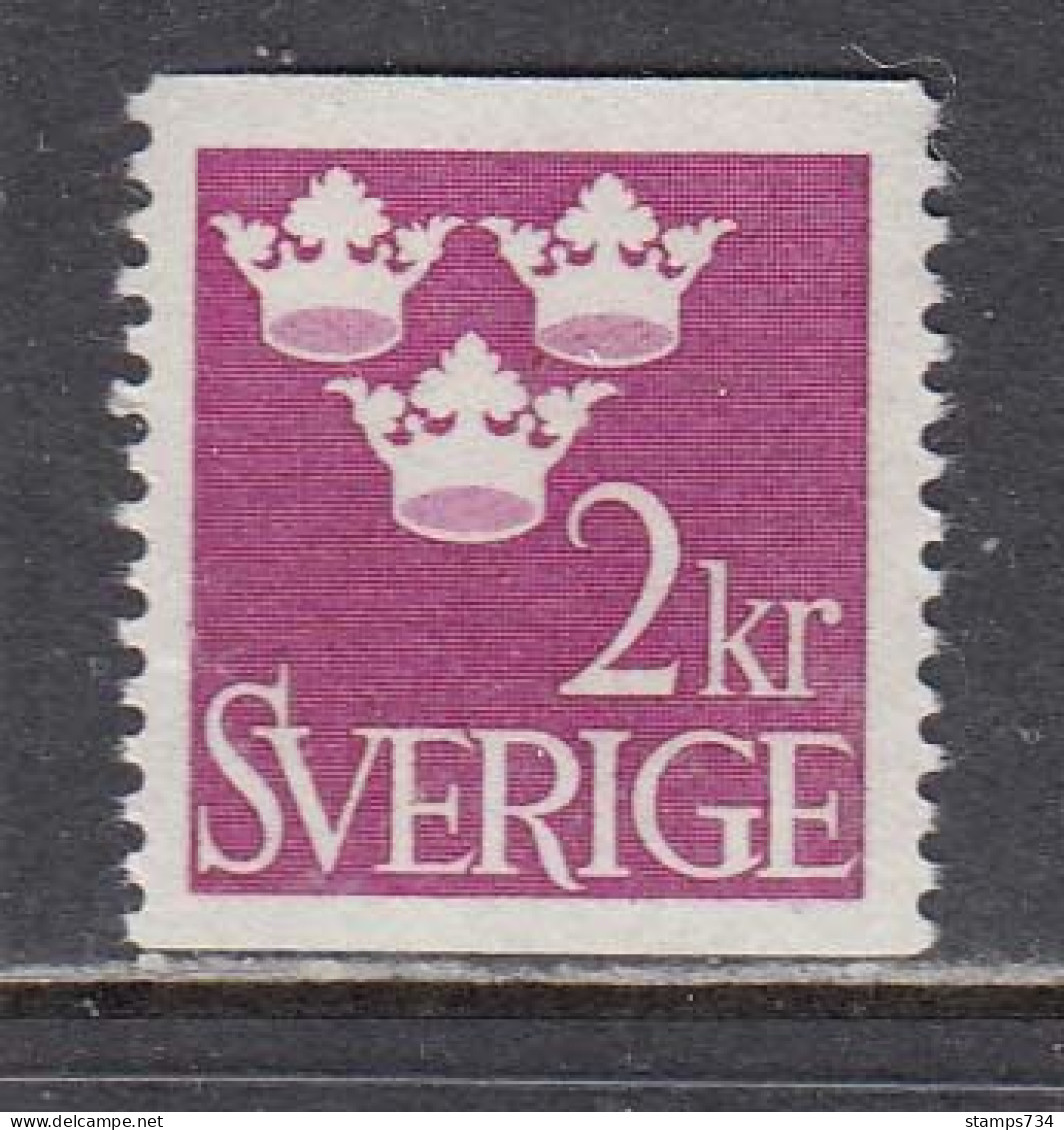 Sweden 1952 - Freimarke: Drei Kronen, Mi-Nr. 375, MNH** - Neufs