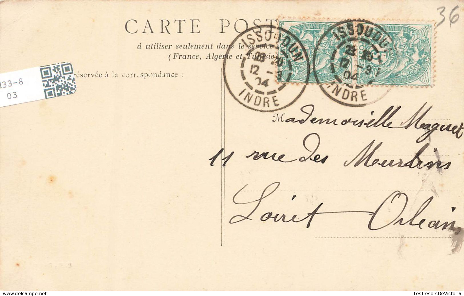 FRANCE - Issoudun - Carrefour Nicolas Leblanc - Charrette - Carte Postale Ancienne - Issoudun