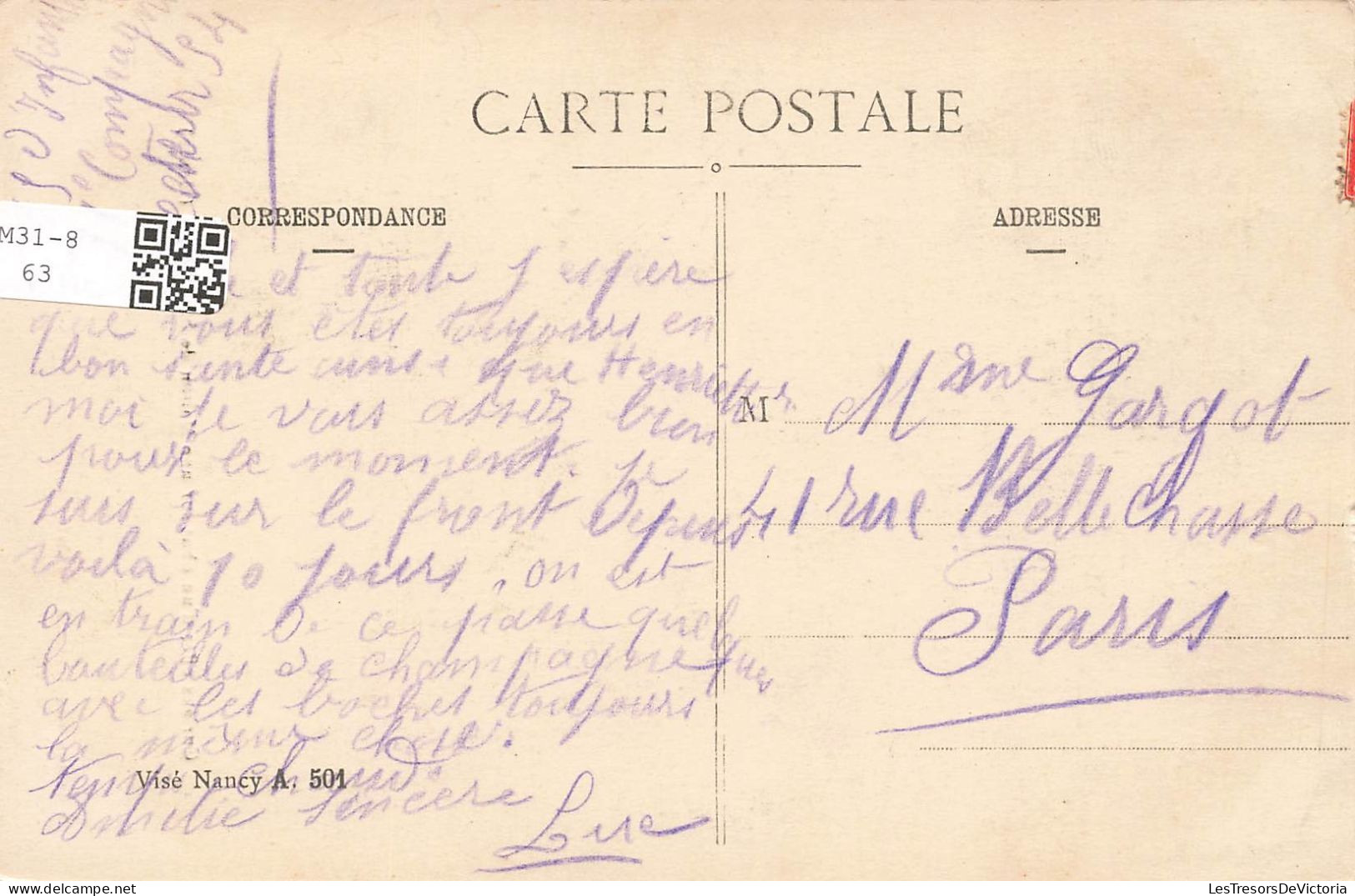 FRANCE - Sampigny - Curieux Effet D'un Obus Sur Une Maison - Carte Postale Ancienne - Autres & Non Classés