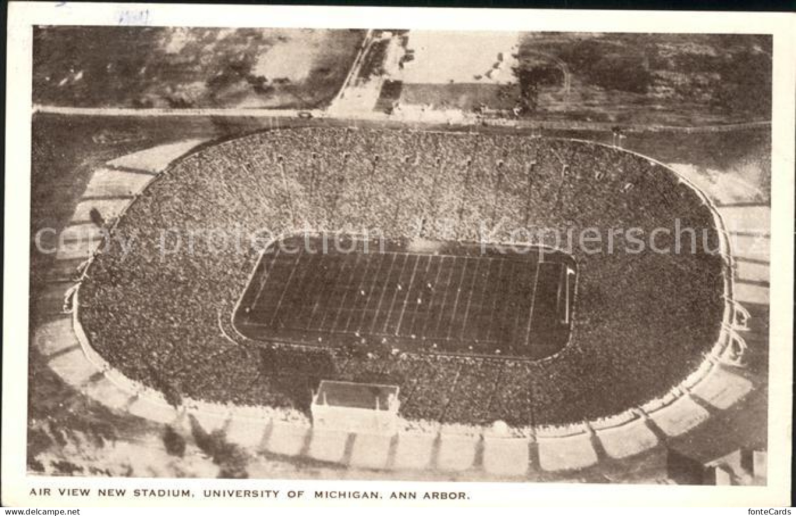 11881876 Michigan Fliegeraufnahme New Stadium University - Sonstige & Ohne Zuordnung