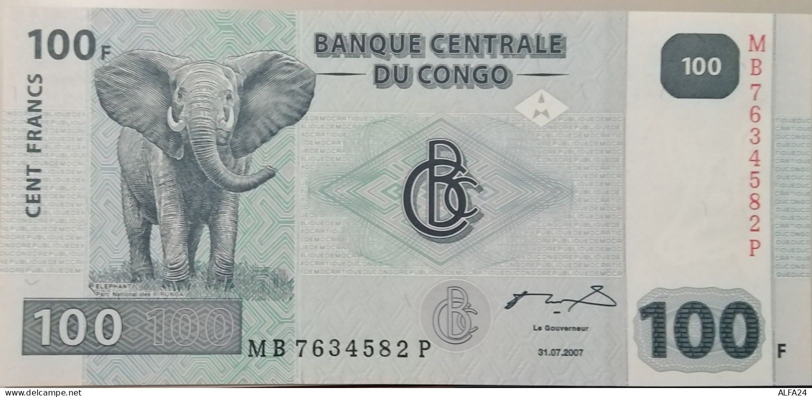 CONGO 100 FRANCS -UNC - République Du Congo (Congo-Brazzaville)