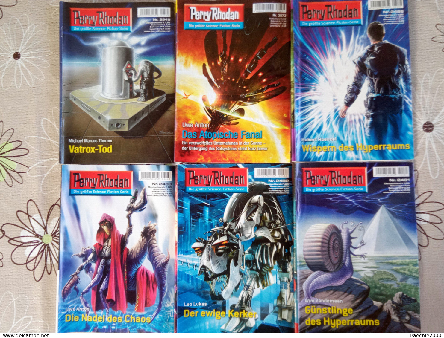 60 Comic-Hefte "Perry Rhodan", alle verschieden, alle im Scan,