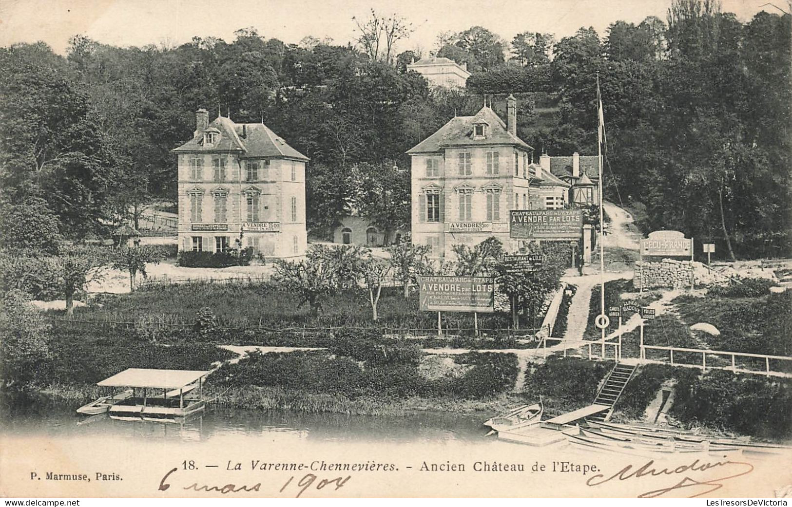 FRANCE - La Varenne Chennevières - Ancien Château De L'Etape - Carte Postale Ancienne - Other & Unclassified