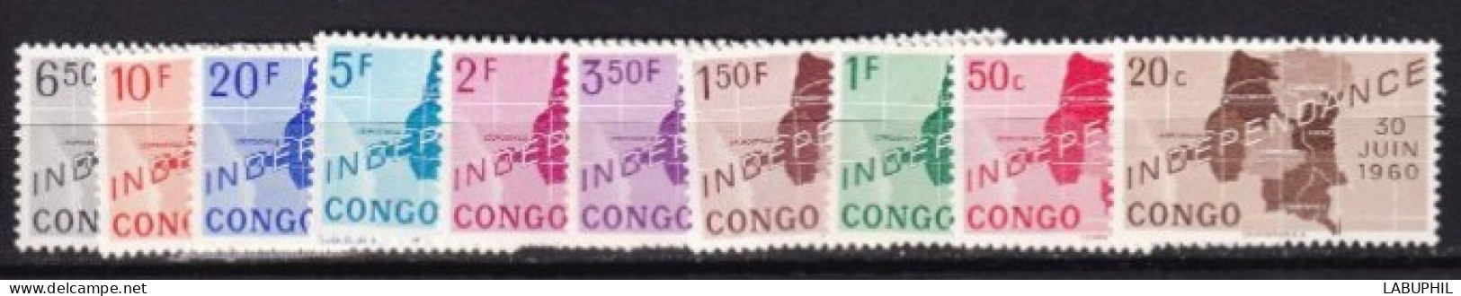 CONGO  MNH **  1960 - Ongebruikt