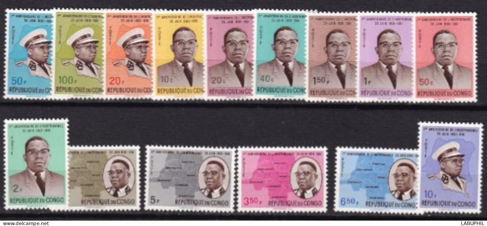 CONGO  MNH **  1961 - Unused Stamps