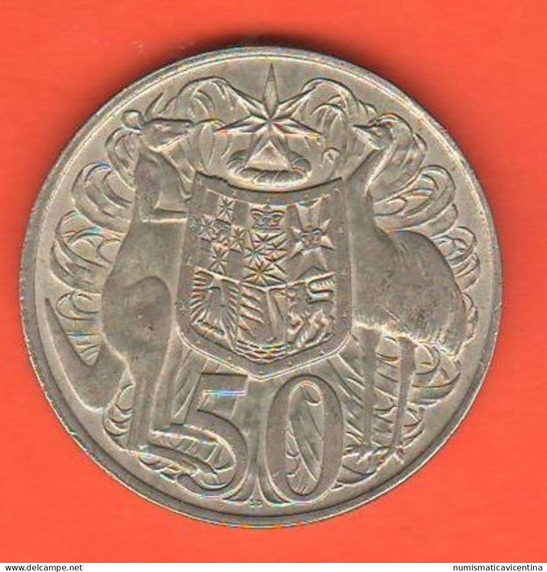 Australia 50 Cents 1966 Australie Silver Coin FIFTY Cents - 50 Cents