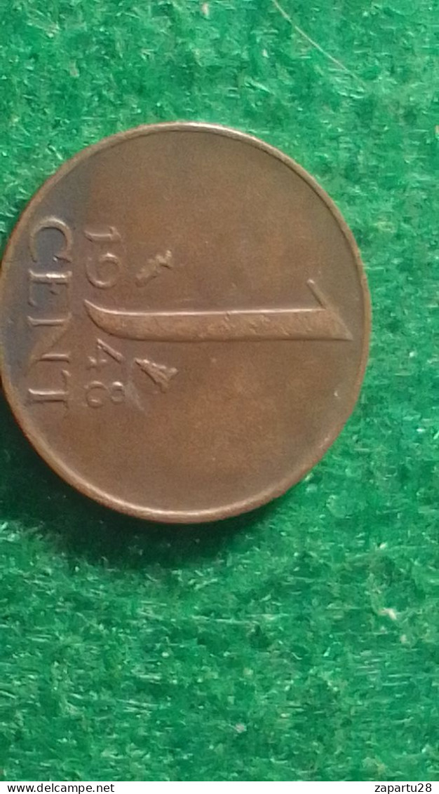 HOLLANDA- 1948          1 CENT          VF - 1 Cent