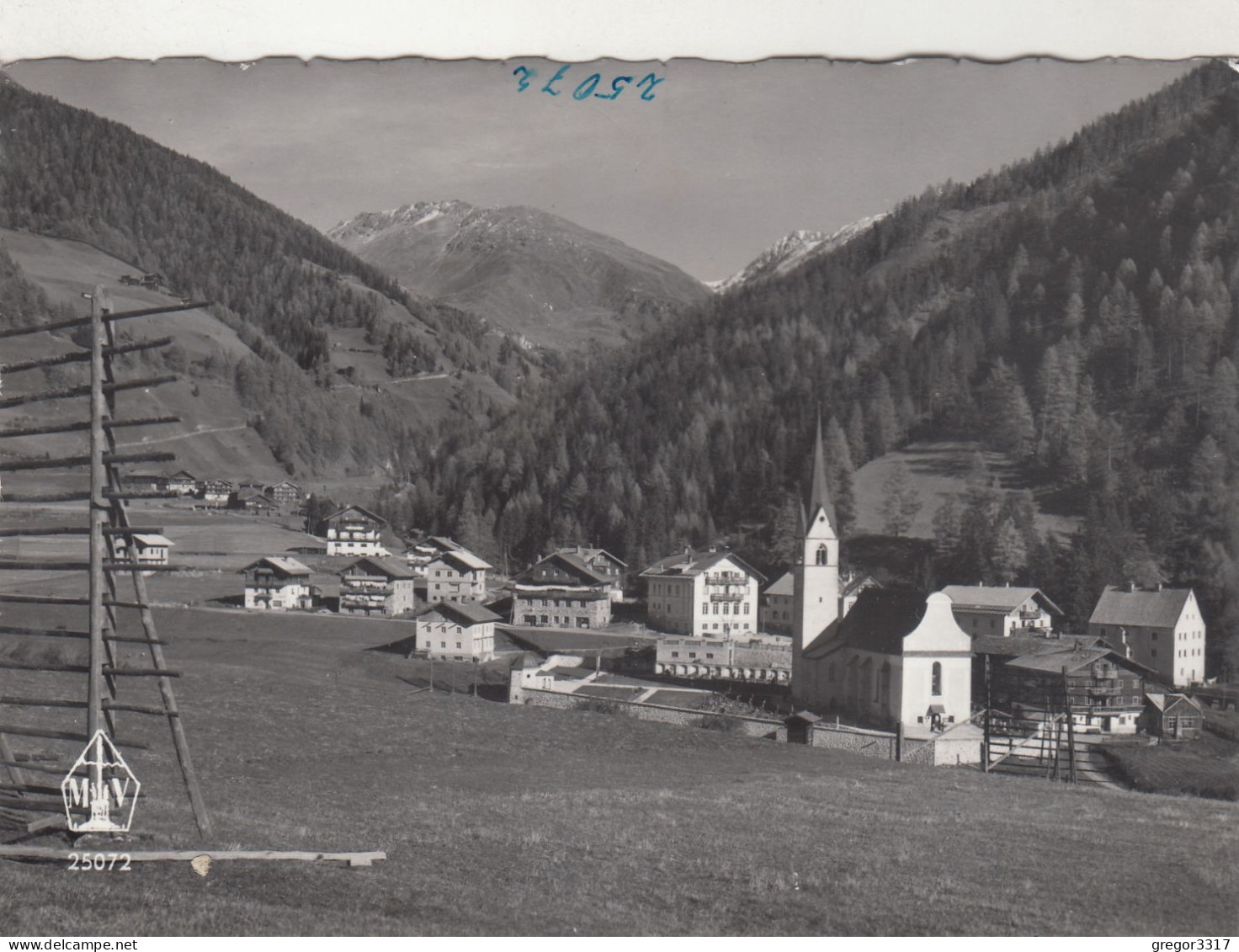 E1928) KALS 1925m Gegen Ködnitztal - Osttirol - Tolle S/W FOTO AK  Kirche Häuser - Kals