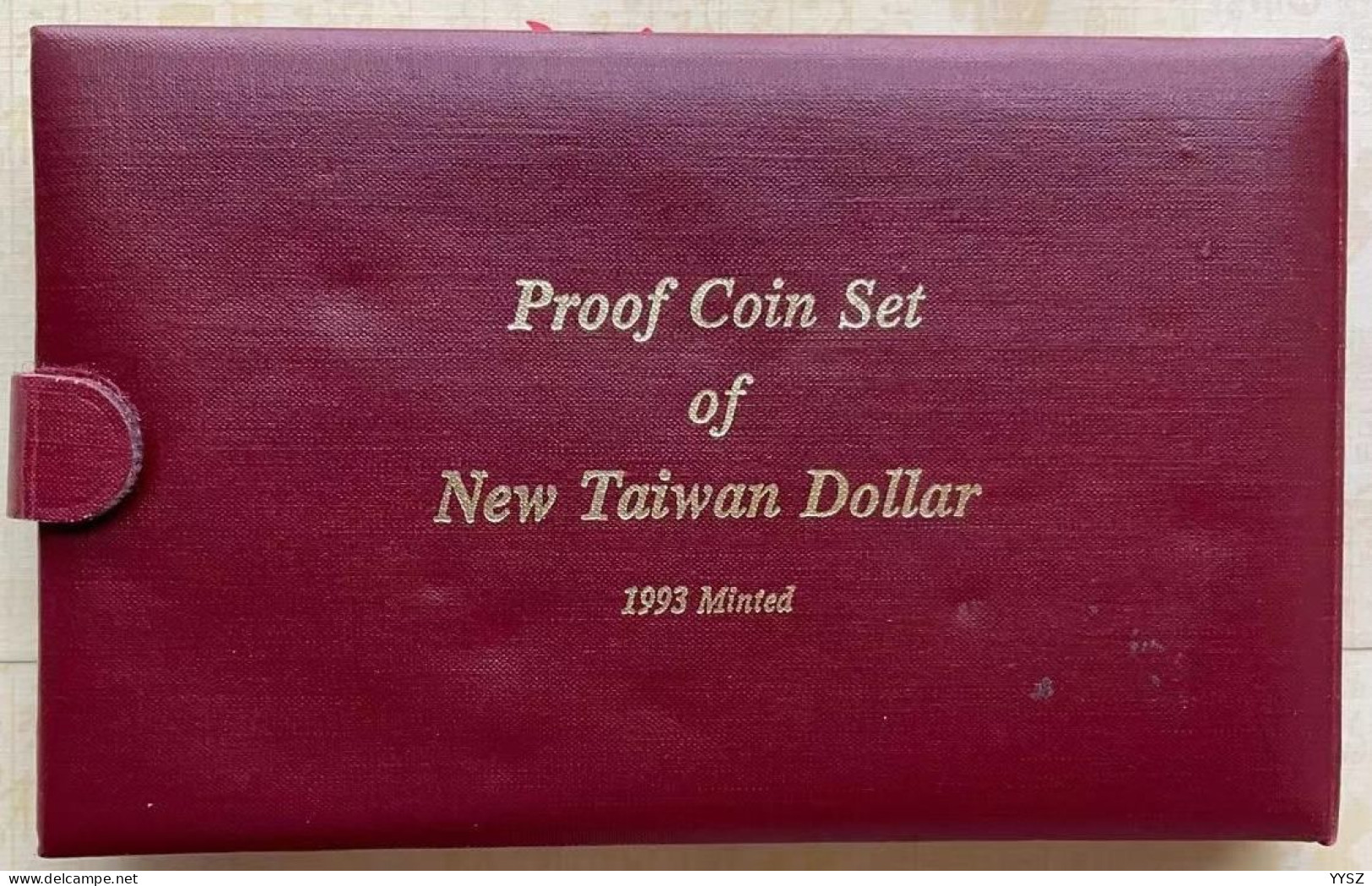 China Taiwan Proof Coin Set 1993 IN Original Case Rare - Taiwan