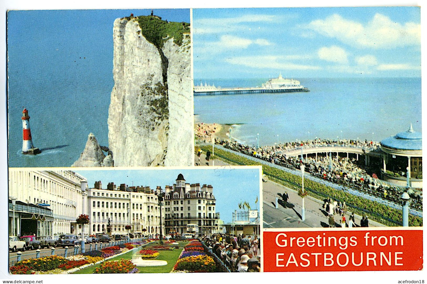 Angleterre - Sussex - Greetings From Eastbourne - Beachy Head - Pier And Grand Parade - Esplanade Gardens - Eastbourne