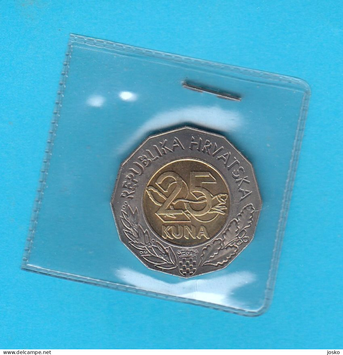 EBRD - Zagreb 2010 - 25. KUNA .. Croatia Bimetalic Coin * UNC * Tirage 20.000 Ex. * Croatie Kroatien Croazia Croacia RRR - Croatie