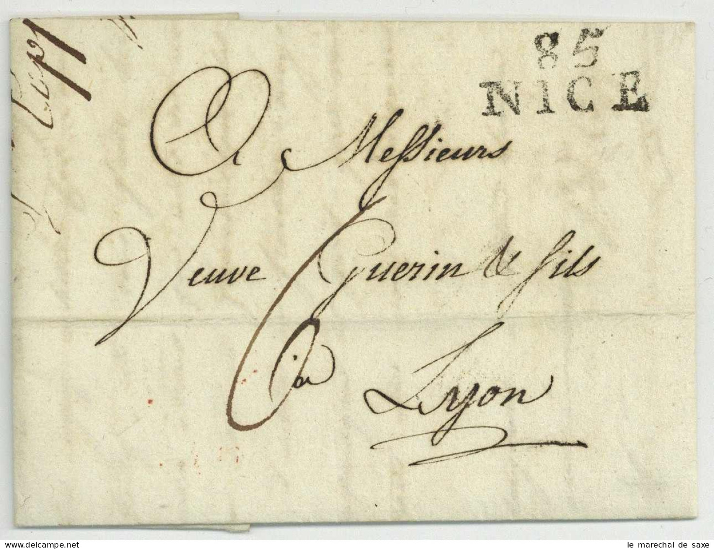 85 NICE Pour Lyon 1801 - 1792-1815: Dipartimenti Conquistati