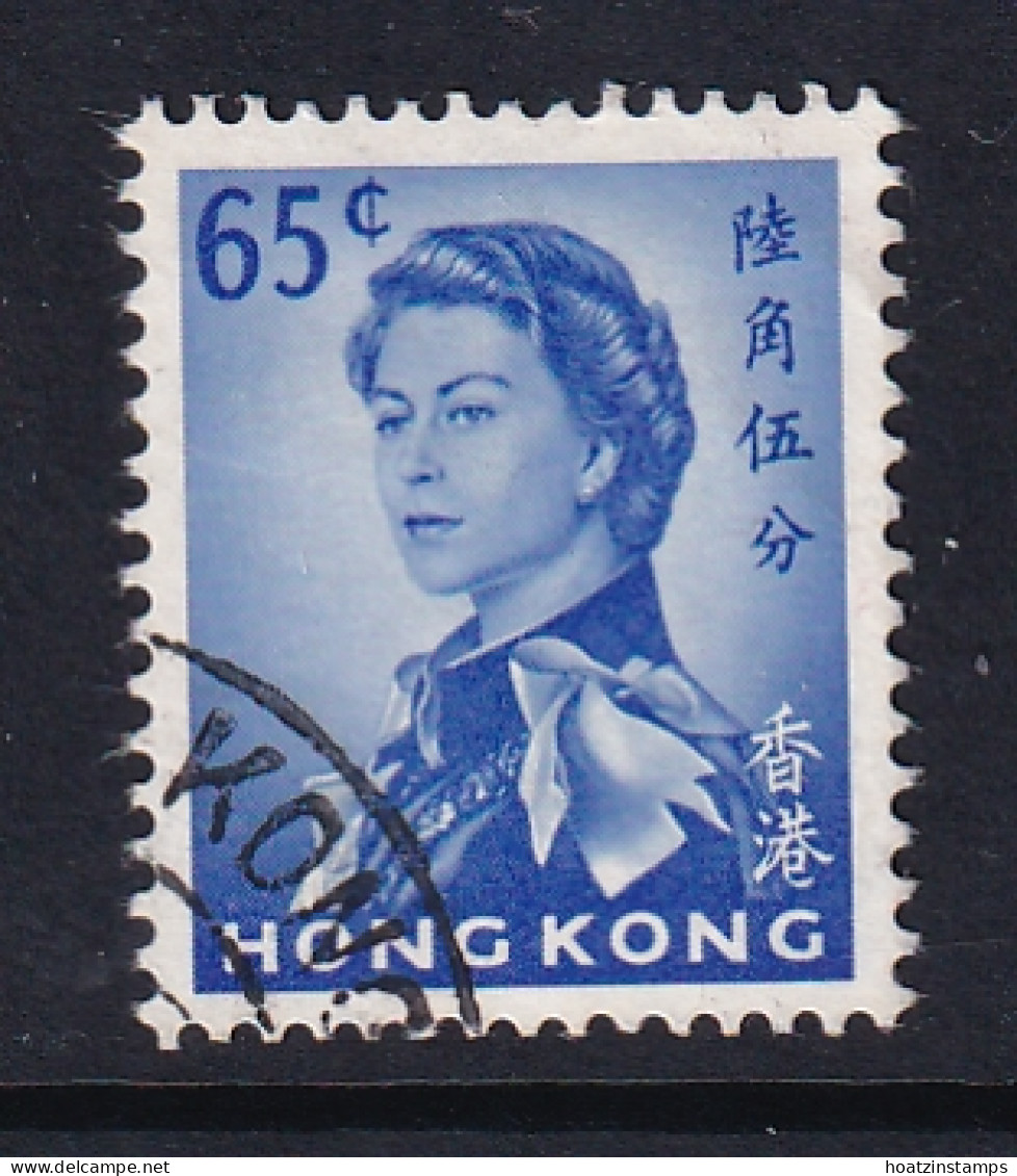 Hong Kong: 1962/73   QE II     SG201      30c   Deep Grey Blue   Used - Used Stamps