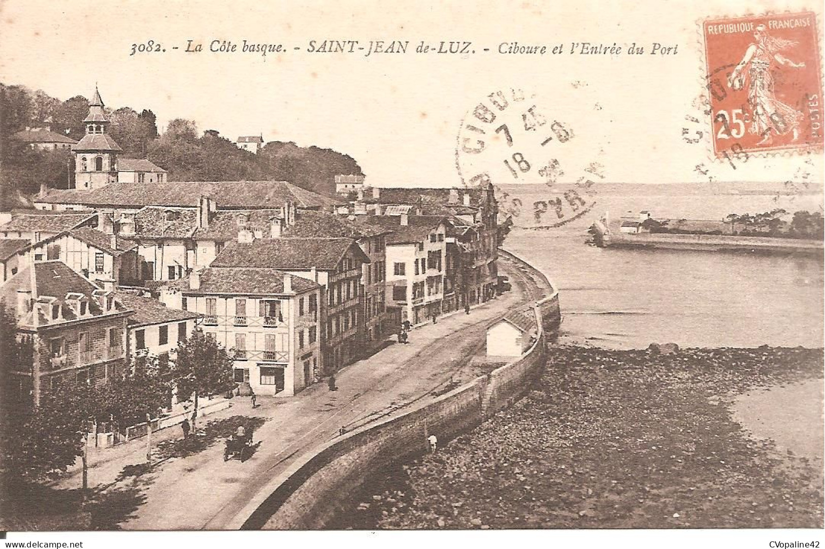 SAINT-JEAN-DE-LUZ (64) CIBOURE Et L'Entrée Du Port - Ciboure