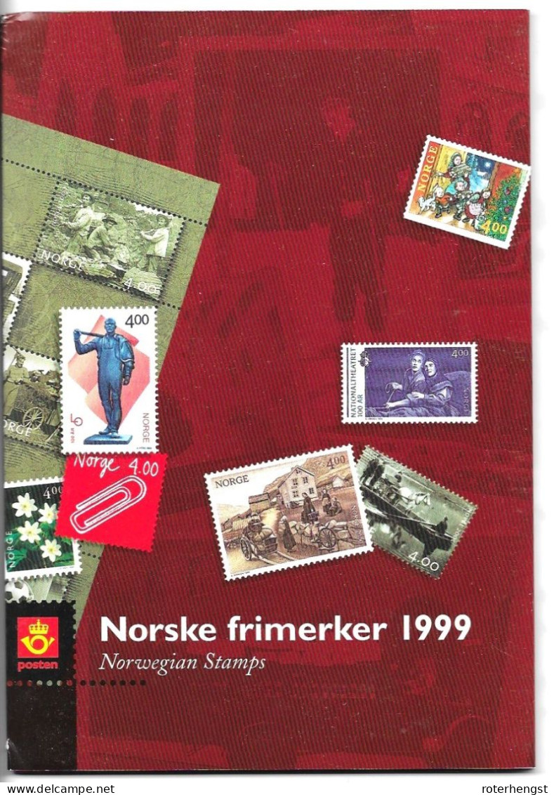 Norway Official Year Map Mnh ** 1999 - Années Complètes