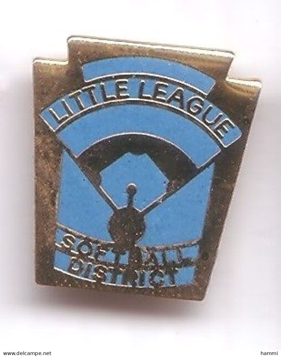 AA03 Pin's BASE BALL SOFTBALL LITTLE LEAGUE DISTRICT Baseball Achat Immédiat Immédiat - Baseball