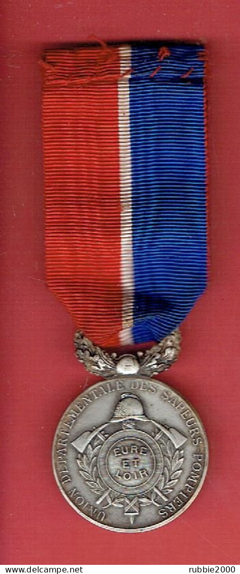 MEDAILLE VERS 1900 UNION DEPARTEMENTALE DES SAPEURS POMPIERS EURE ET LOIR REPUBLIQUE FRANCAISE - Firemen