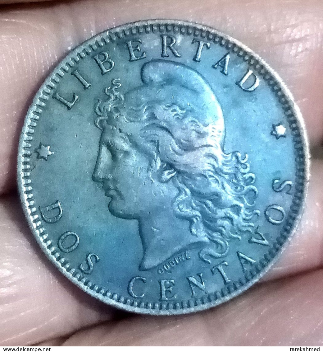 Argentine, 2 Centavos, 1890, KM:33, Perfect, Gomaa - Argentine